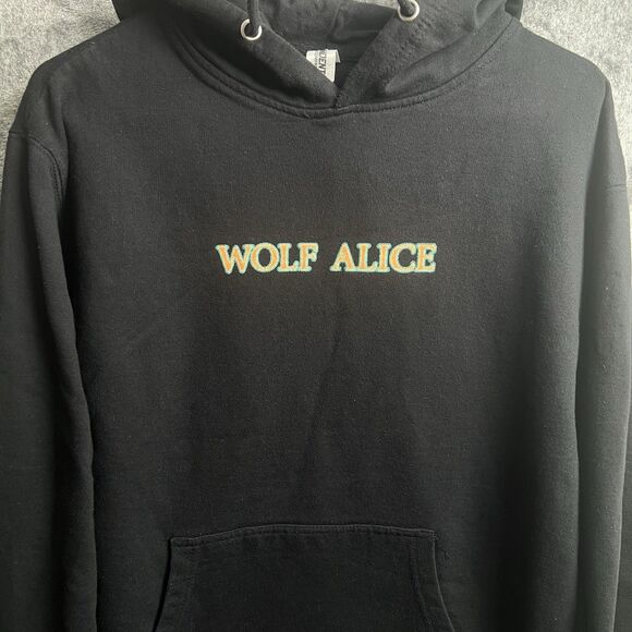 Wolf Alice Smile Hoodie Black Medium - Picture 4 of 7